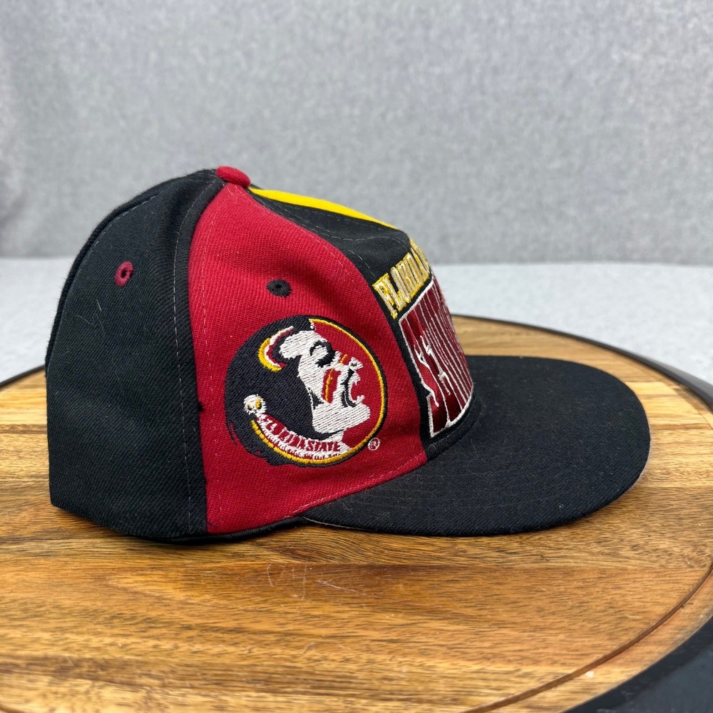 Vintage FSU Seminoles Snapback Hat Florida State Drew Pearson NWT Logo - Picture 3 of 6